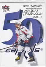 2021/22 FLEER ULTRA..ALEX OVECHKIN..FABULOUS 50'S..CARD # FF-34..CAPITALS