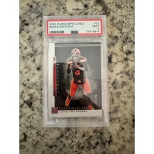 2020 Panini Impeccable Baker Mayfield Cleveland Browns PSA 9 MINT /75 #25