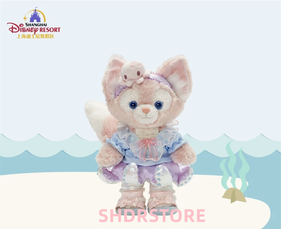 Disney authentic 2025 summer sea linabell plush 9inches shanghai
