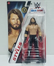 AJ STYLES - WWE WWF Mattel Main Event Series 154 Figure IN STOCK - PACKAGE WEAR