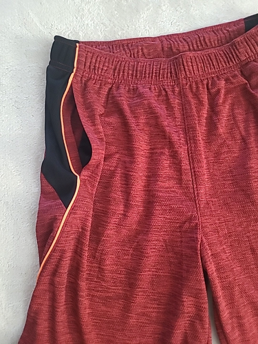 Old Navy Active Boys Red Black Athletic Shorts Drawstring XL 14-16 Athleisure - Picture 4 of 12