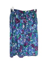Vintage Requirements Floral Tulip Midi Skirt S/M