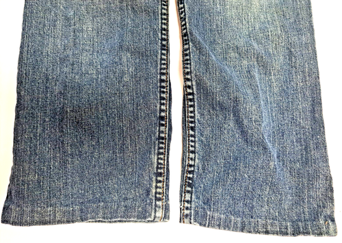 Wrangler straight cut Size 14 Husky boys jeans pre-owned - Picture 3 of 12