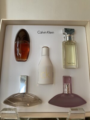 Calvin Klein Fragrance 5 Piece Travel Set Eternity 2- Euphoria IN2U Obsession