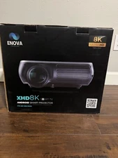 BRAND NEW Enova XHD 8K Projector W/ Motorized screen