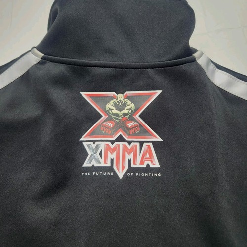 Headrush XMMA Jacket Mens Large Black Martial Art Fighting Full Zip Long Sleeve - Picture 6 of 12