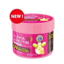 Crema blanqueadora corporal ALPHA ARBUTIN SPF50++ UVProection 500 g EXP 11/2026
