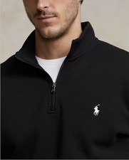  225 Polo Ralph Lauren Big and Tall Double Knit pullover Half Zip Sold Out Rare