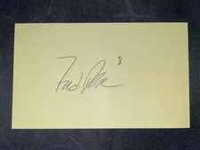 2022 GIANTS: Ford Proctor, SIGNED 3x5 Card