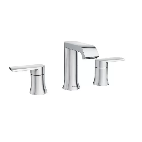 MOEN 84763 GENTA POLISHED CHROME 8" 2HANDLE WIDESPREAD BATHROOM FAUCET eBay
