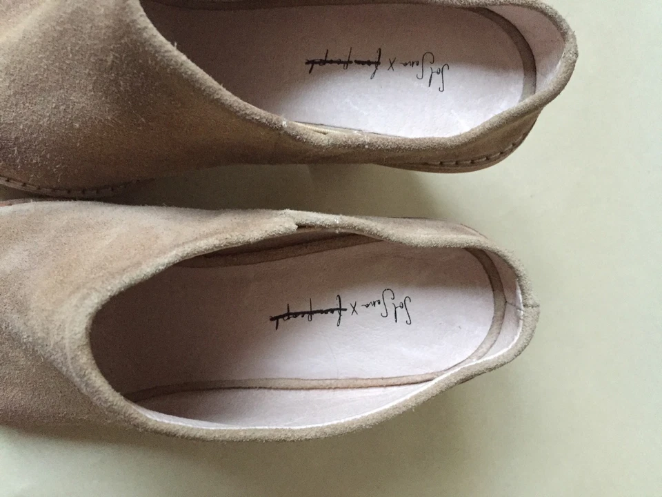 $200 Anthropologie Sol Sana Liza Mules светло-коричневый размер 37 - Изображение 4 из 4