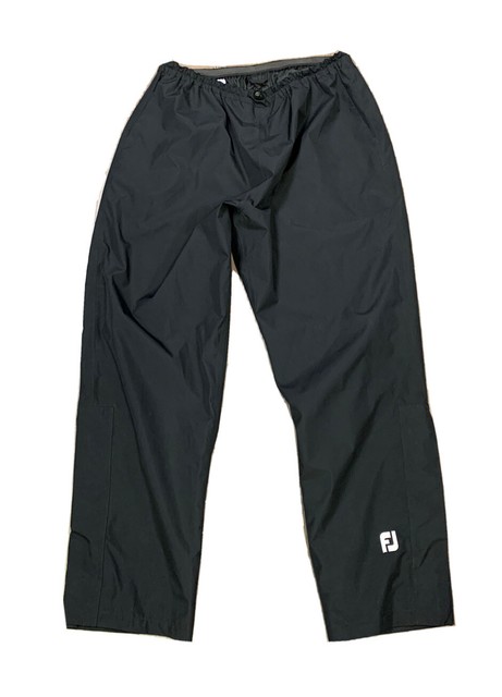 FootJoy DryJoys Menâs Golf Black Rain Pants Size Large | eBay