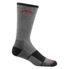 Darn Tough 1933 GRAY/BLACK Coolmax Mens Boot socks M L XL Hike Work Full CUSHION