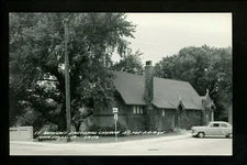 Real photo postcard RPPC St. Mathews Episcopal Church, Iowa Falls, Iowa Vintage
