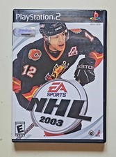 EA Sports NHL 2003 Play Station 2 Video Game Hockey Multiplayer E Free Shipping
