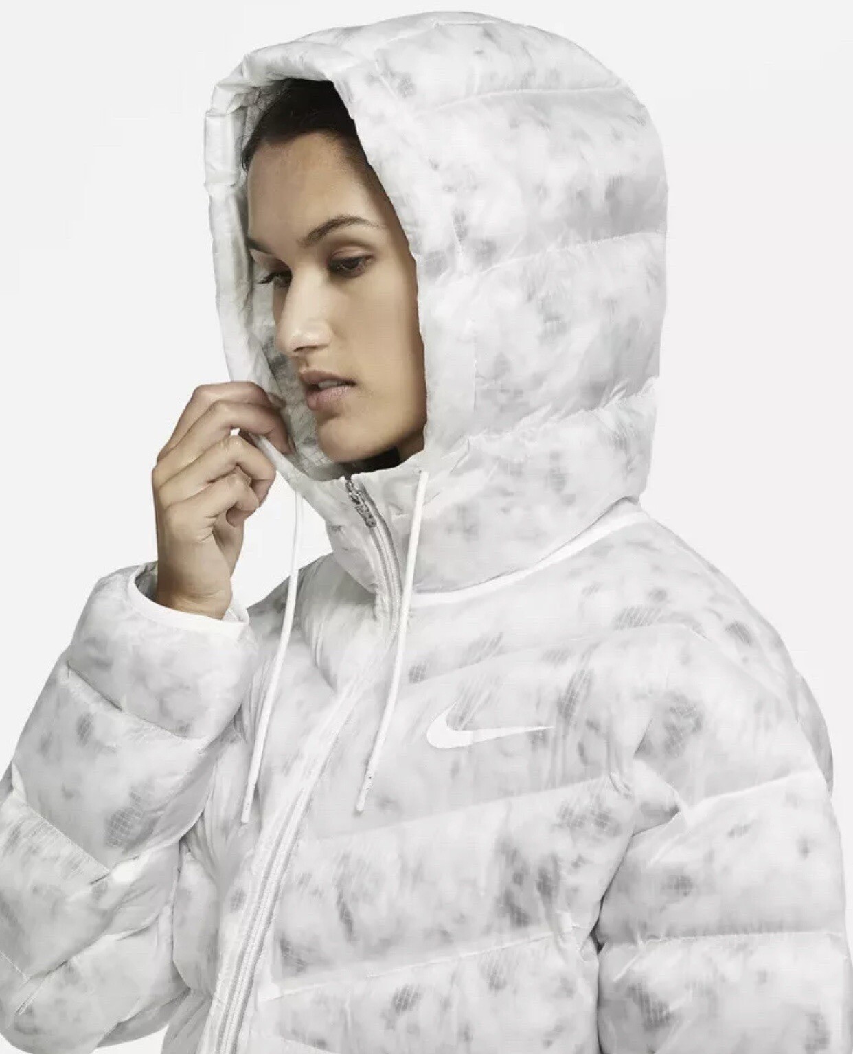 Nike Parka Sportswear Marble Womens Sz 