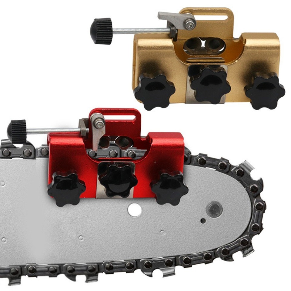 Chainsaw Chain Sharpening Jig Portable Manual Crank Sharpener Tool Set ...
