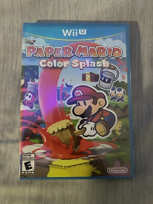 Paper Mario Color Splash (Nintendo Wii U, 2016) for sale online