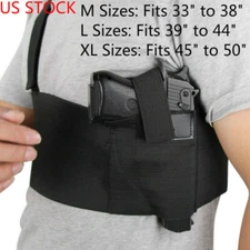 US Underarm Adjustable Shoulder Pistol Gun Holster Right Hand Fits All Pistols