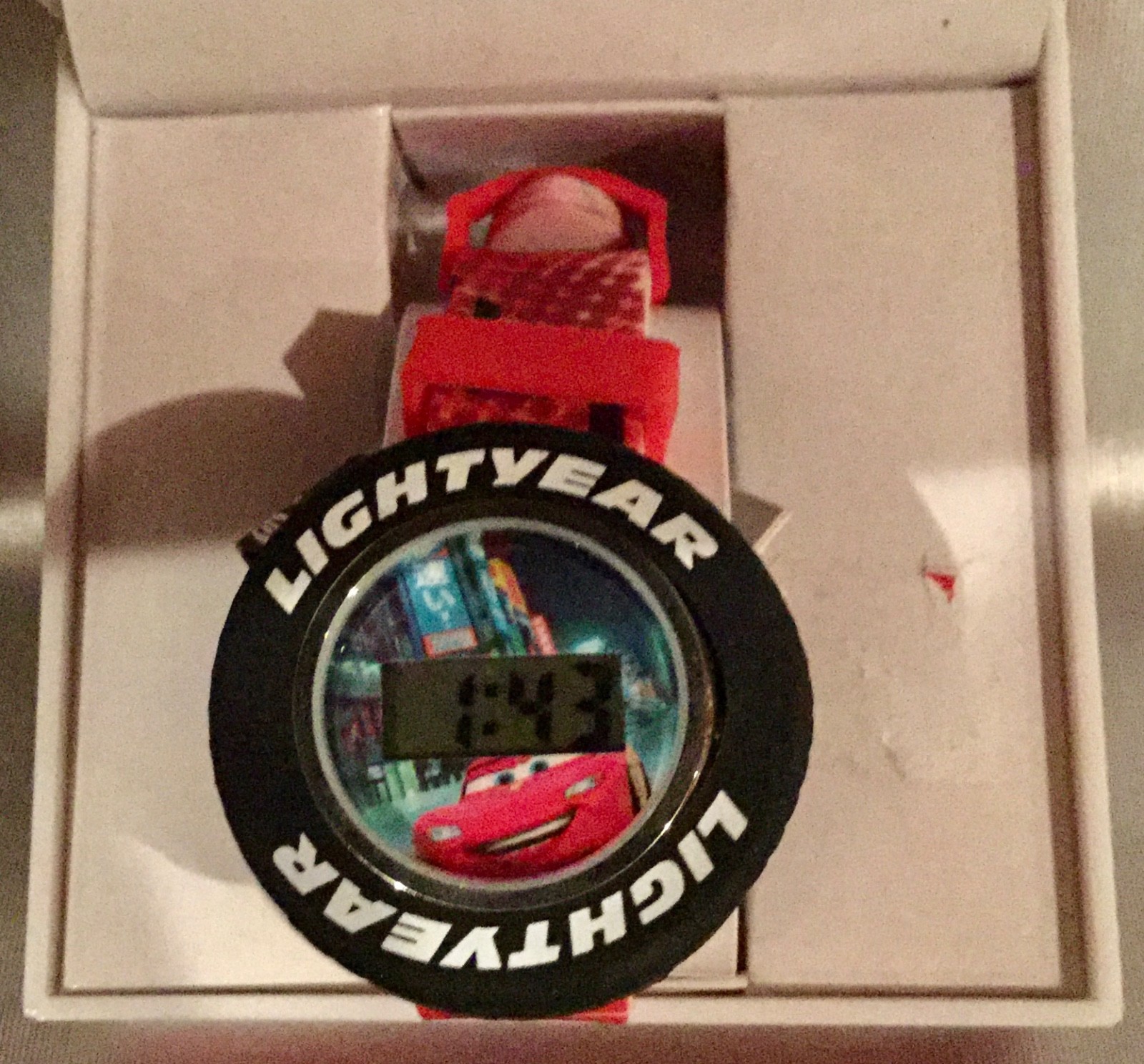 lightning mcqueen digital watch