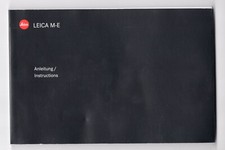 Leica M-E 2012 Genuine Camera Instruction Manual / Guide In English  German