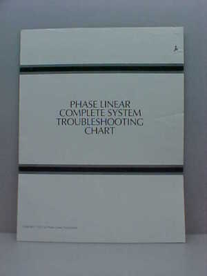 Phase Linear Model 5100 Series II Original Schematic and Troubleshooting Guide  