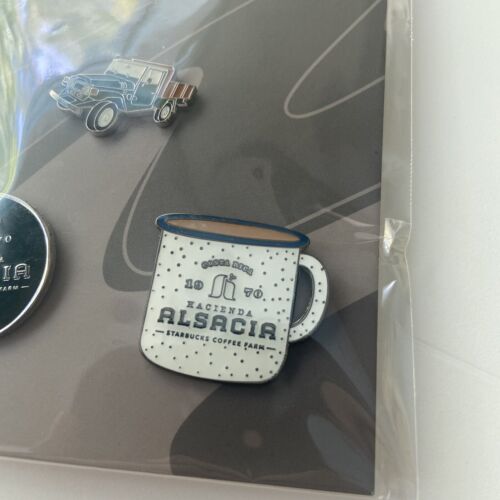 Starbucks Hacienda Alsacia Emaille Pin 3er Set Costa Rica Coffee Farm Exclusive - Bild 3 von 8