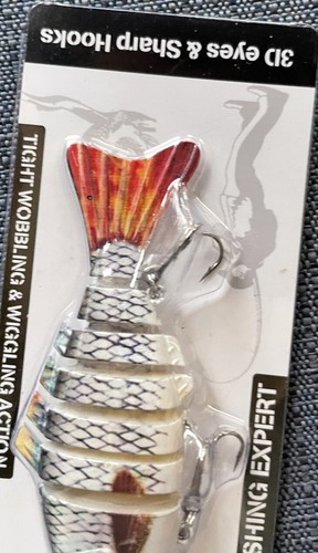 Fishing Lure by Fishing Expert Tight Wobble and Wiggle Action 3D Eye New (B) - Picture 3 of 5