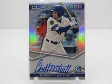 GARRETT MITCHELL 2020 BOWMAN DRAFT CLASS OF 2020 AUTOGRAPH AUTO #210/250