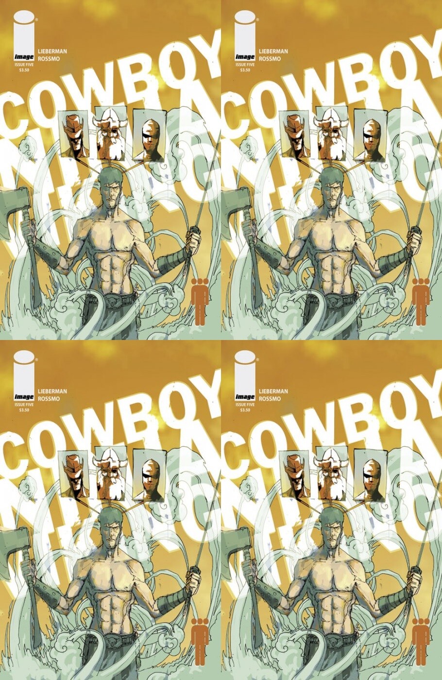 Cowboy Ninja Viking #5 (2009-2010) Image Comics - 4 Comics