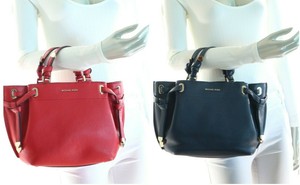 michael kors red satchel