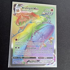 Carte Pokémon Braségali VMAX 200/198 EB6 Règne de Glace Rainbow secrète FR