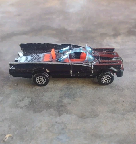 Vintage 1976 Corgi Juniors Batman Batmobile 1/64 Scale Car
