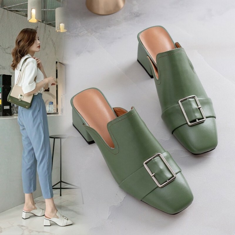 new chic soft leather sandals