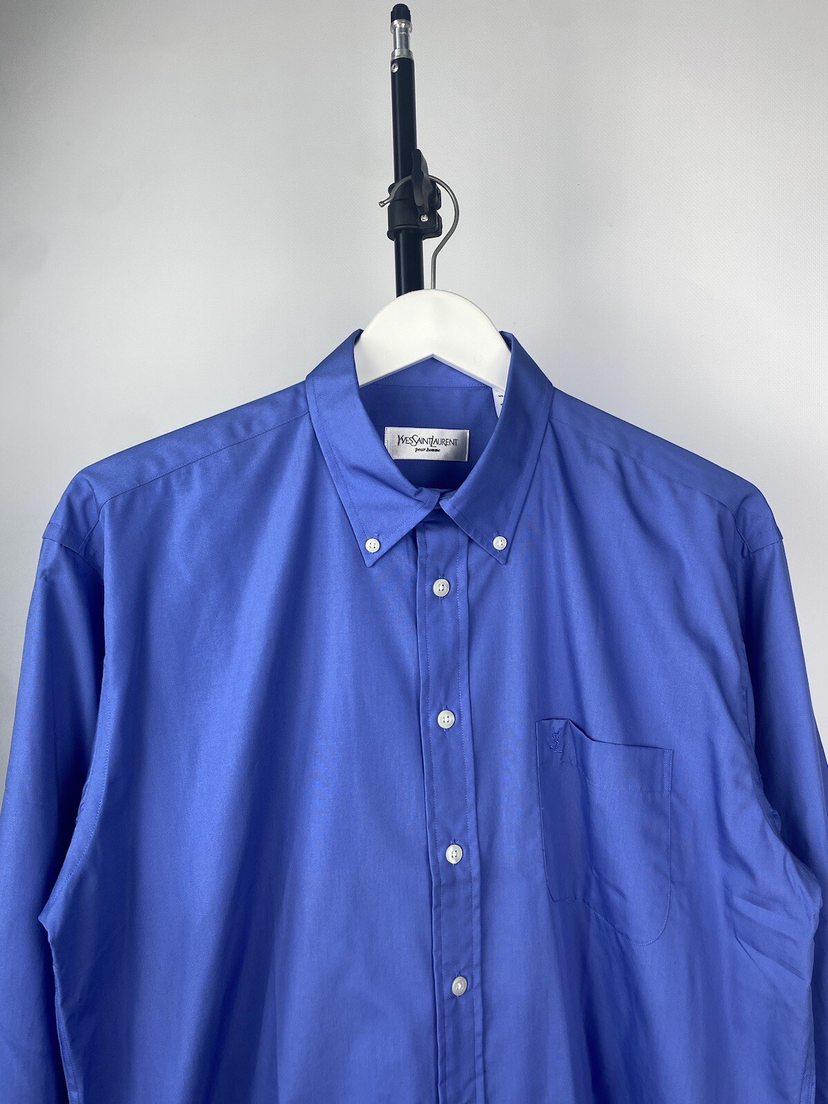 SAINT LAURENT Camicia da uomo vintage YSL YvesSaintLaurent Pour Homme taglia L