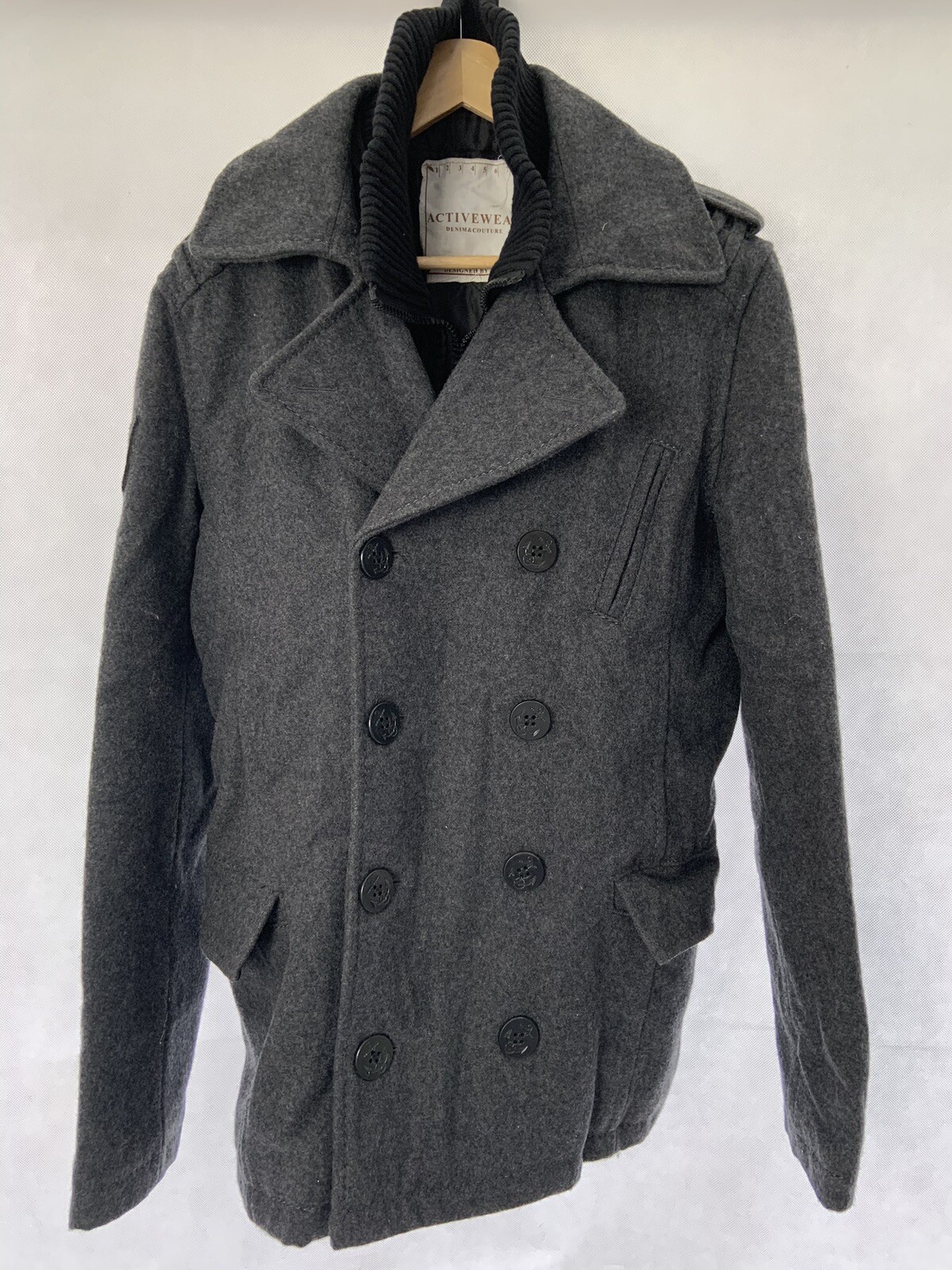 Men's Large Heavyweight Grey Polyester Jacket La Redoute