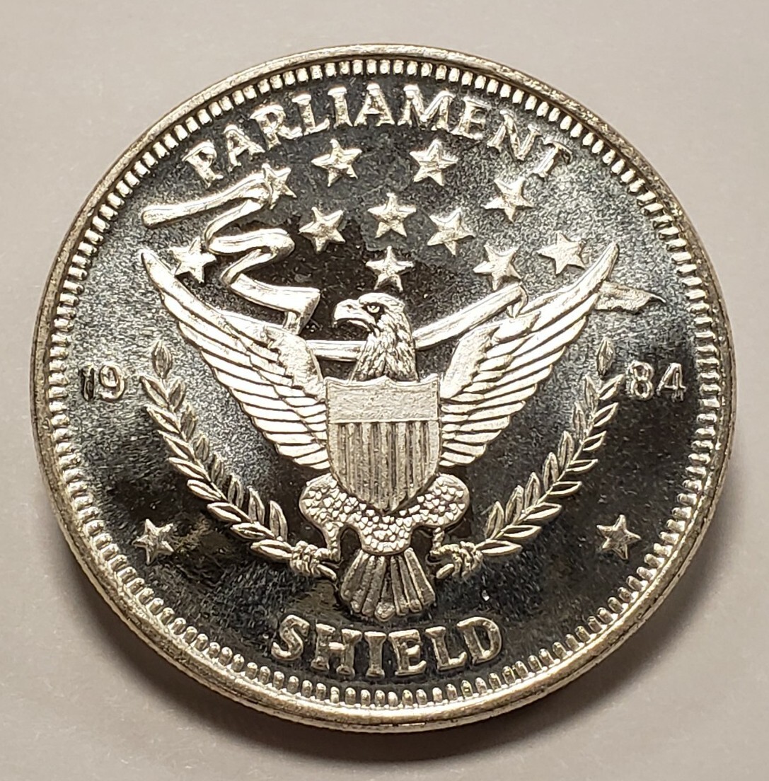 1 oz .999 Silver Round - 1984 Parliament Shield - SKU-F4445 | eBay