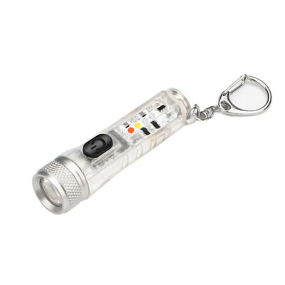 Schlüsselanhänger LED Taschenlampe Taschenlampe Tragbar Mini Schlüsselanhänger USB Kompakt Taschenlampe