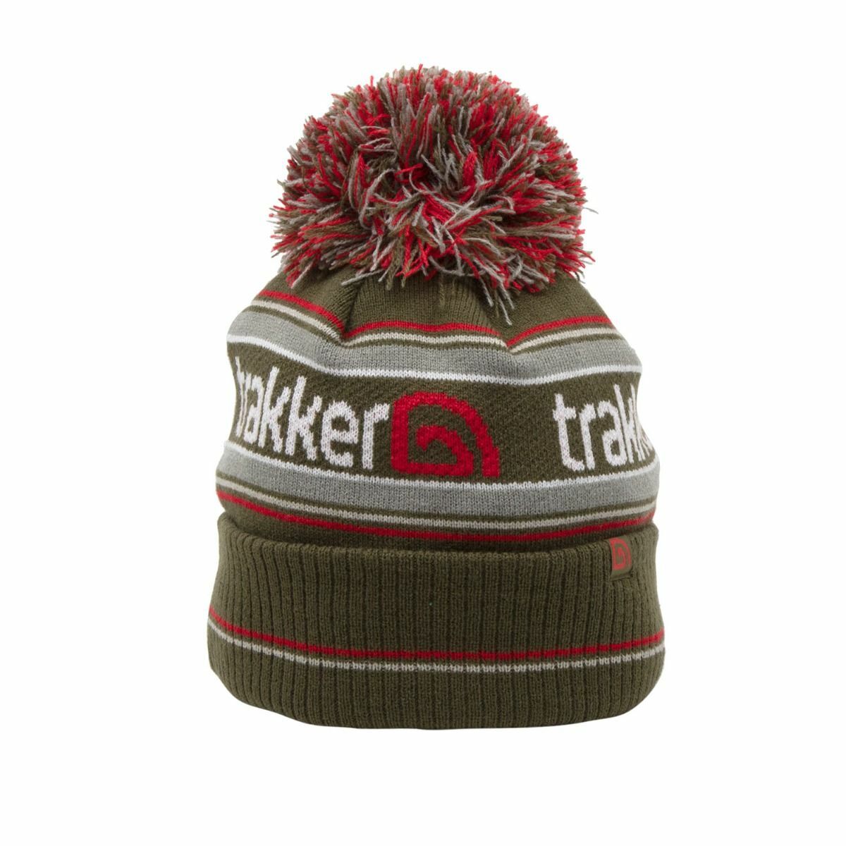 Trakker Team Bobble Hat Headwear - Carp Course Fishing Winter Clothing
