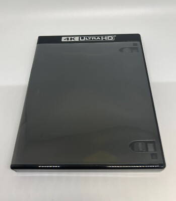 NEW! 100 14MM 4K ULTRA HD SINGLE BLURAY CASE, DVD CASE WITH CLIPS, BLACK, QJ100