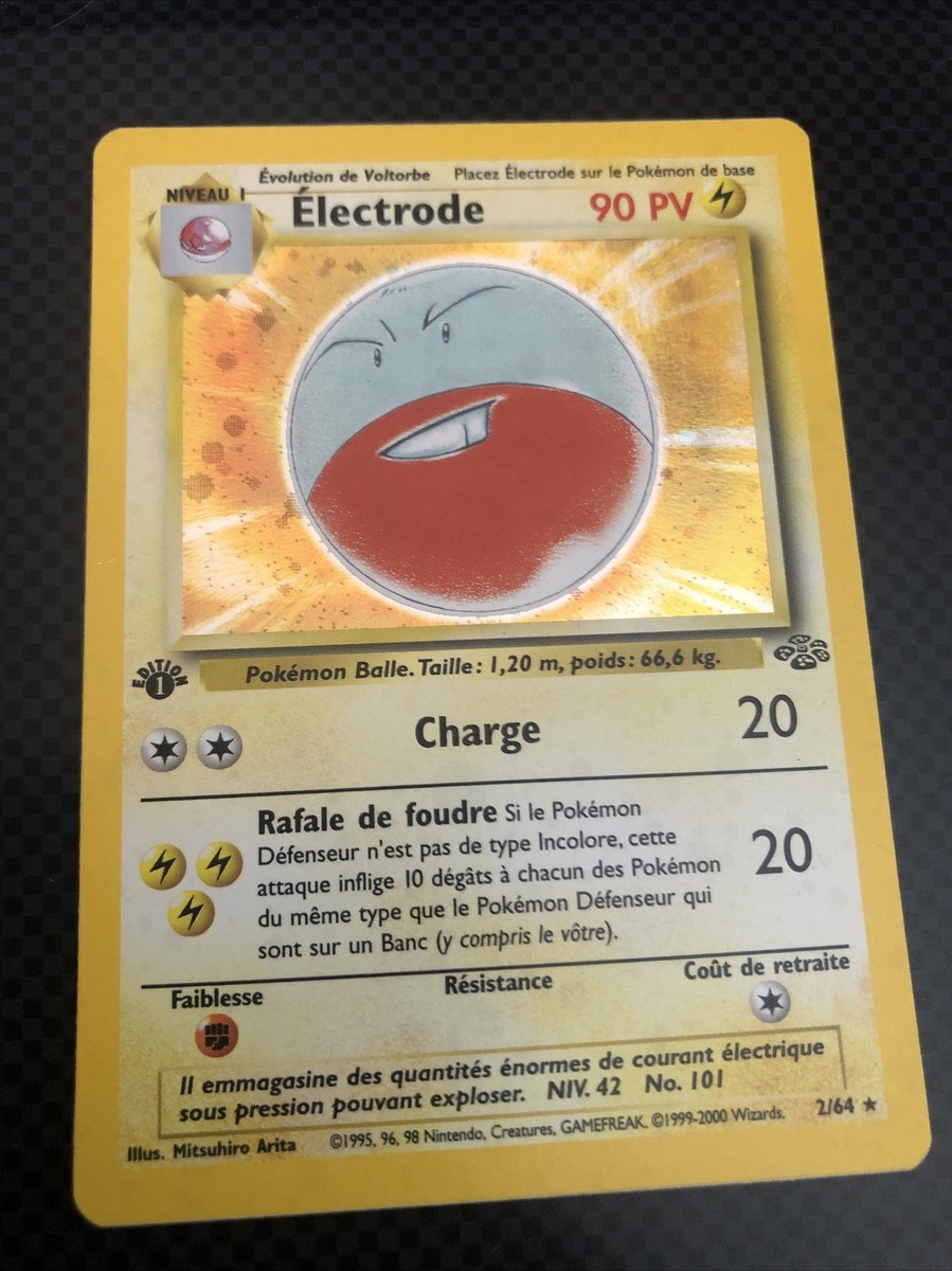Jungle Holos Electrode 2/64 - Jungle Set - Holo Rare - Pokemon TCG -  EXC/Near Mint Condition