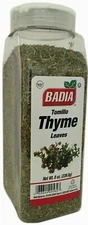 Badia Whole Thyme Dried Leaves 8 oz - Tomillo Entero Seco 