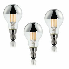 Image of Xavax LED Filament, E14, 400 lm replaces 35W, drop bulb, warm white THREE 3 PACK