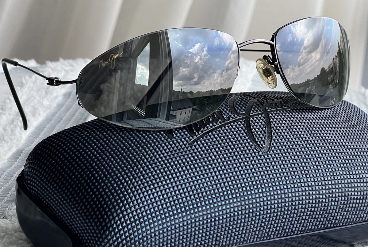 Maui Jim Roundabout MJ 509 02 Rimless, No Revits Titanium Wrap