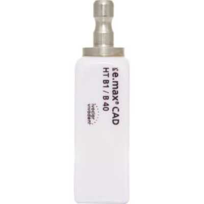 IPS e.max CAD for CEREC / inLab HT Block, Shade B1 Size B40 - 3/Pk.