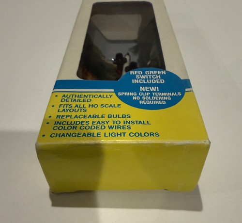 SCENE MASTER HO Scale 2-Light Target Signal Operating Railroad New Old Stock VTG - Picture 8 of 9