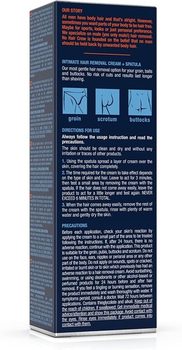 Mens Intimate Genital Hair Removal Cream for Sensitive Areas Extra Gentle 100 ml - Picture 2 of 10