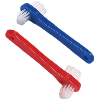 Partial Denture Dual Head Denture Brush Portable Universal 2pcs