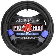 25ft PigHog NEUTRIK SpeakON/SpeakOn 2C/14AWG Pro-Audio Tour Grade Speaker Cable