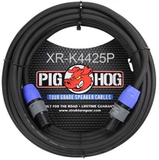25ft PigHog NEUTRIK SpeakON/SpeakOn 2C/14AWG Pro-Audio Tour Grade Speaker Cable